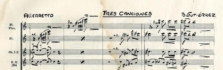 Tres canciones para soprano y orquesta