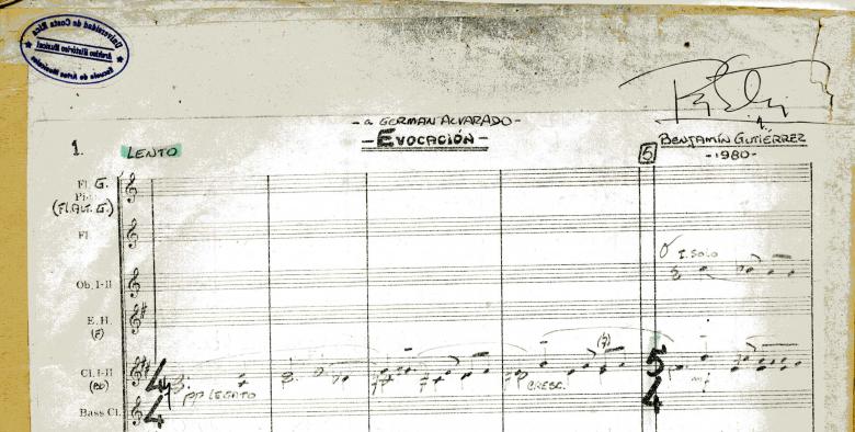 Evocación para gran orquesta